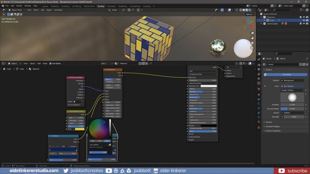 Exploring the brick texture node in Blender [3.0] [REQUESTED] смотреть онлайн