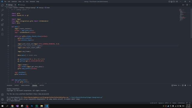 СОЗДАЕМ IMGUI НА PYTHON смотреть онлайн