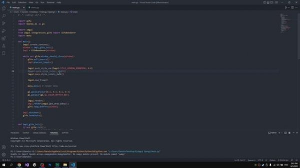 СОЗДАЕМ IMGUI НА PYTHON