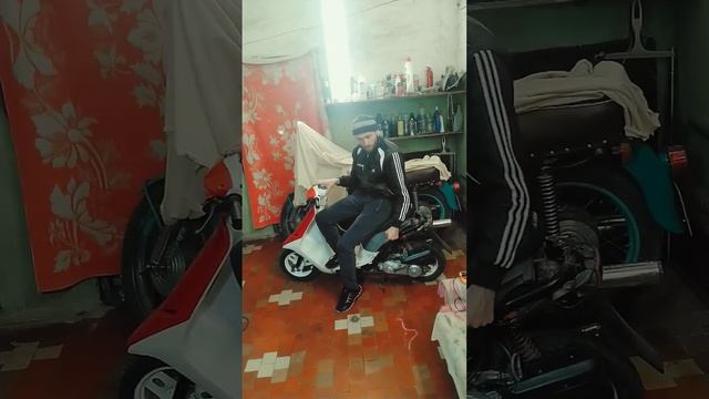 Стартер работает. Honda Dio AF18 1988. #скутер #мопед #хондадио смотреть онлайн
