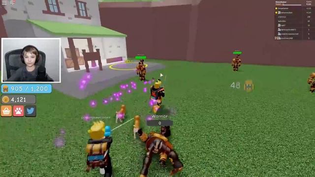 ROBLOX WARRIOR SIMULATOR!!! WHO IS THE STRONGEST WARRIOR IN THE WORLD ?! смотреть онлайн