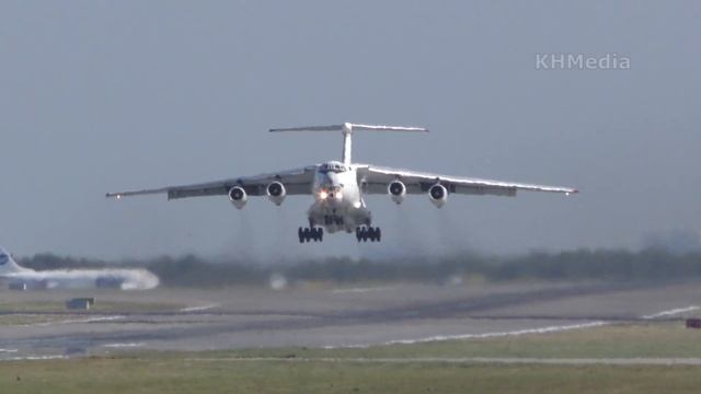 Ил-76ТД посадка и взлёт Авиакон Цитотранс RA-76502 смотреть онлайн