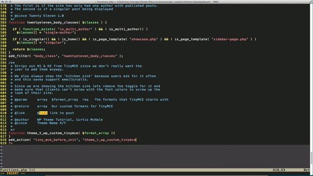 Customizing WordPress TinyMCE смотреть онлайн