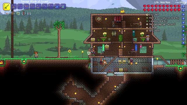 Let's Play Terraria: Expert Hardcore Edition - 16 - Jungle farming, Queen Bee смотреть онлайн