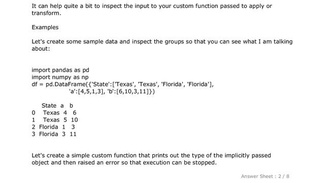 PYTHON : Apply vs transform on a group object смотреть онлайн