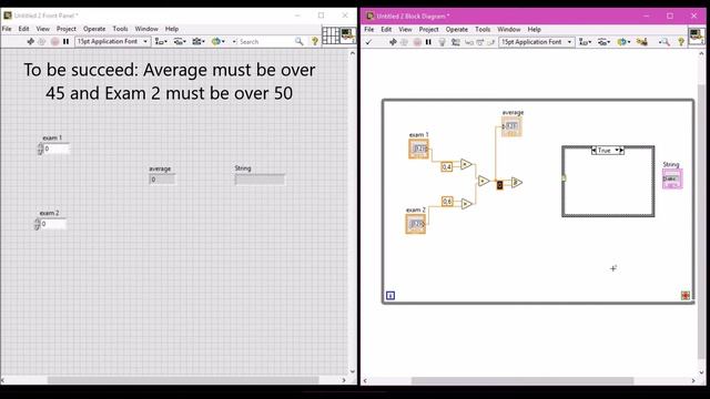 LabVIEW Örnekleri: Not Ortalaması Hesaplama / LabVIEW Exercises: Average Score Calculation смотреть онлайн