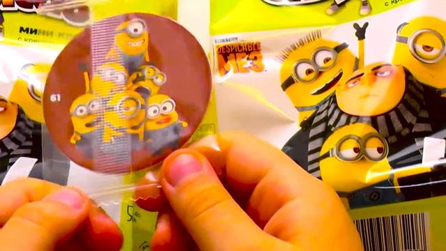 ЧИПИКАО МИНЬОНЫ ГАДКИЙ Я 3 ЖЕЛЕЗНАЯ ФИШКА CHIPICAO DESPICABLE ME 3 metal play caps смотреть онлайн