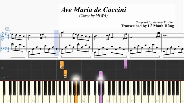 Ave Maria De Caccini | Cover By MIWA | Gabhung Music Arrangement