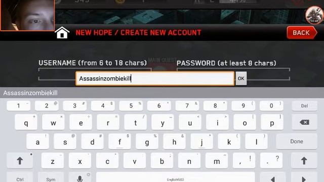 Creating a account on Dead Trigger смотреть онлайн