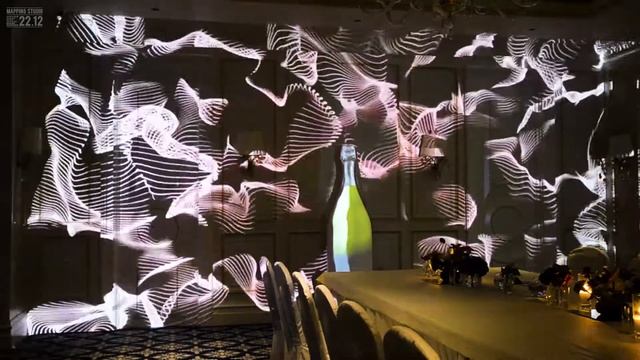 3D Маппинг Шоу: Презентация Шампанского Dom Perignon