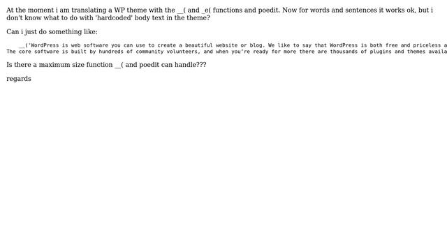 Wordpress: How to handle text with function __(? смотреть онлайн