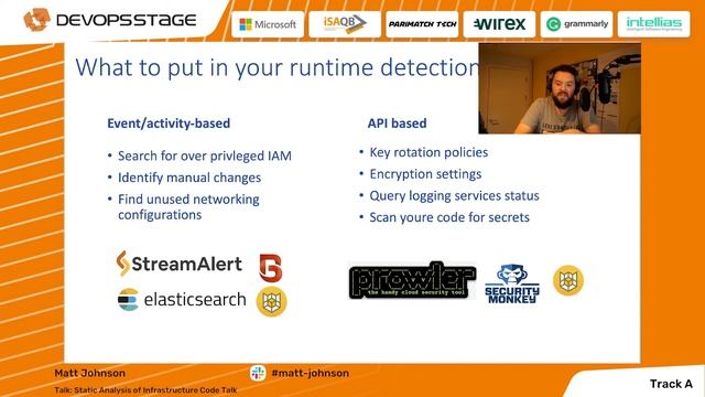 Matt Johnson | Static Analysis of Infrastructure Code Talk смотреть онлайн