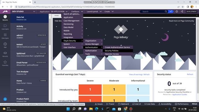 Configure Security Policies In PEGA смотреть онлайн