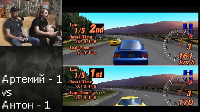 Руль vs Геймпад в GranTurismo 2 смотреть онлайн