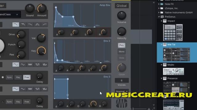 PreSonus Studio One 3. Mai Tai смотреть онлайн