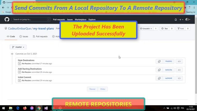 #46 : Course Git && Github | Remote Repositories | Upload Project In Github | Git Push | Part 5 смотреть онлайн