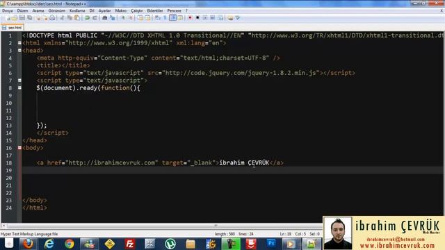 jQuery ile Rel=external Kullanımı смотреть онлайн
