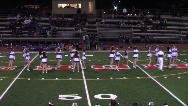 Clayton Valley Charter HS Varsity Cheer Squad Halftime Routine vs College Park 11/6/15 смотреть онлайн