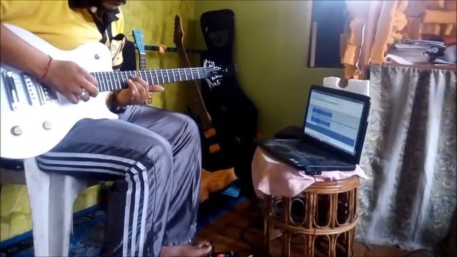 Guitar looping using Joyo Gem Box 2 смотреть онлайн