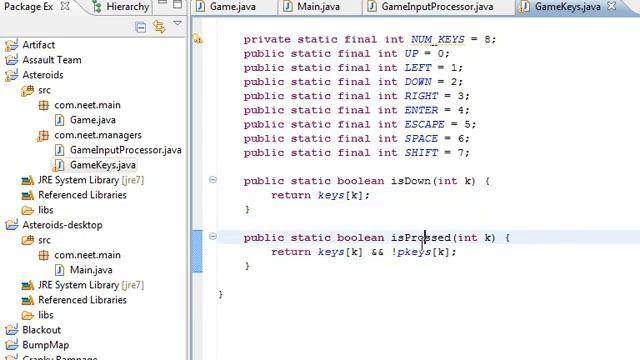 LibGDX Desktop Tutorial (Asteroids) - Part 3 - Keyboard Input смотреть онлайн