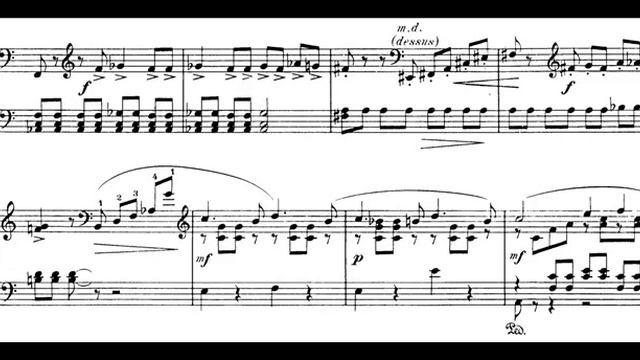 Francis Poulenc - Humoresque (audio + sheet music) смотреть онлайн