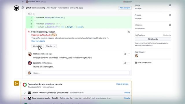 What is code scanning? смотреть онлайн