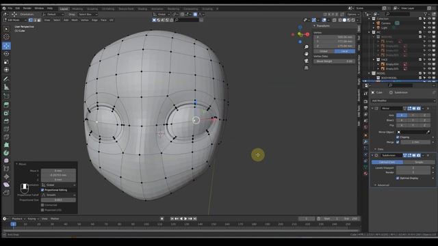 How made German tank crew #1 Annie's face in Blender смотреть онлайн