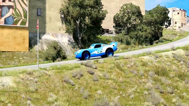 Epic Escape: Lightning McQueen vs Mutant Monsters Bots and Monster Bus Eater | BeamNG.Drive смотреть онлайн