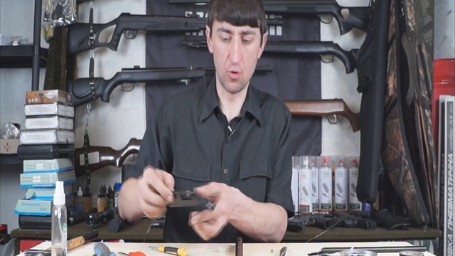 Crosman 1377 American Classic, разборка, замена манжеты и ремкомплекта. 