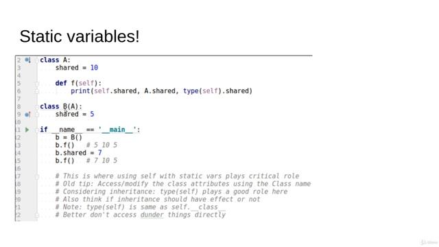Inheritance with Static vars [Mastering 4 critical SKILLS using Python] смотреть онлайн