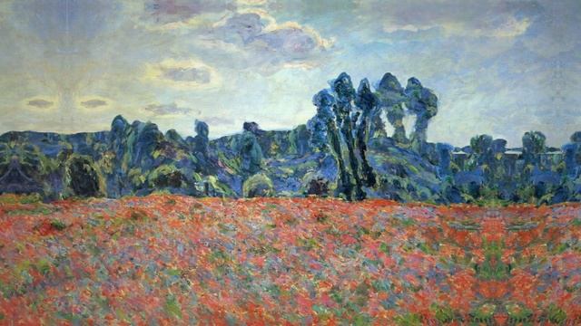"Поле маков в Живерни". Клод Моне/"Field of poppies in Giverny." Claude Monet смотреть онлайн