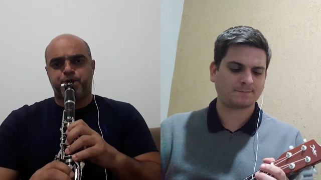 Smile - Charlie Chaplin ( Bruno Clarinete e Alisson Ukulele) смотреть онлайн