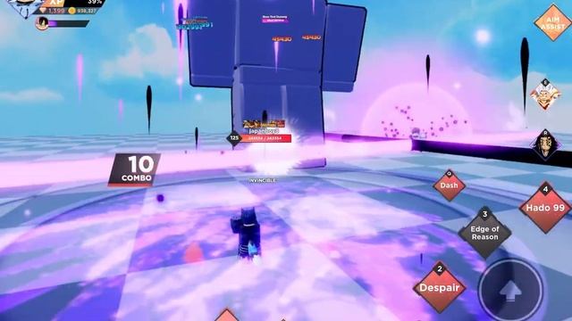 AIZEN FULL POWER SHOWCASE(Roblox Anime Dimensions)