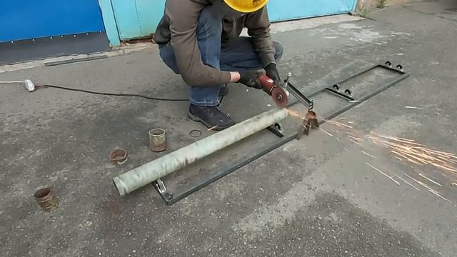 Станок для резки труб на основе болгарки смотреть онлайн