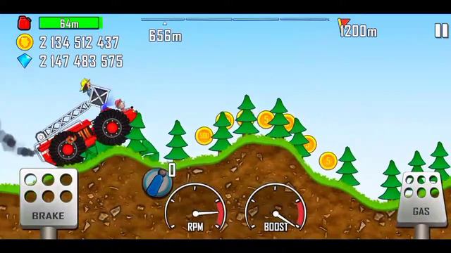 Hill Climb racing _-_ Let's go to Doom with a 🔥 fire truck смотреть онлайн