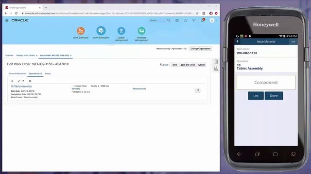 Oracle Supply Chain Management Cloud Work Order Functions смотреть онлайн