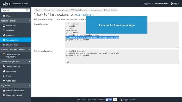 use git local en plesk смотреть онлайн