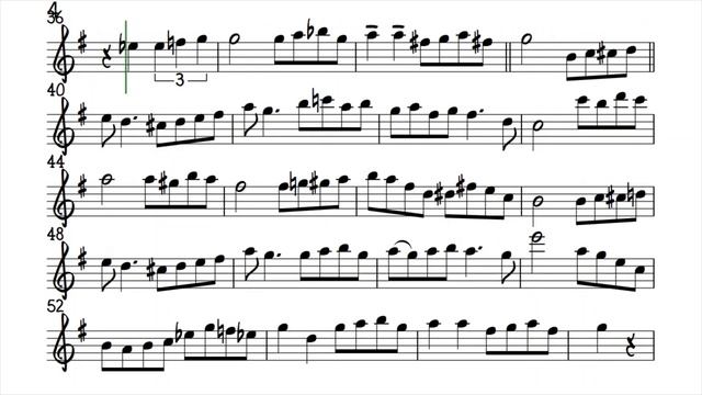 POR UNA CABEZA Flute Violin Simplified Sheet Music Backing Track Play Along Partitura смотреть онлайн