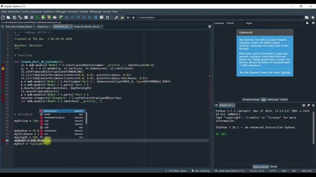 #1 Step-by-Step Guide for Professional ABAQUS-Python Scripting - Create Part смотреть онлайн