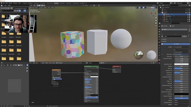 Make a Pencil with Booleans in Blender смотреть онлайн