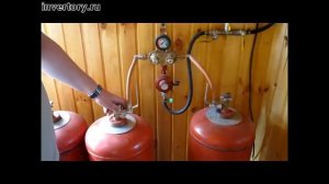 Газгольдер из пропановых баллонов