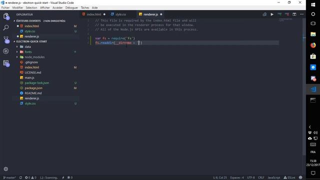APPRENDRE ELECTRONJS #2 - LE JAVASCRIPT ET L'API NODEJS смотреть онлайн