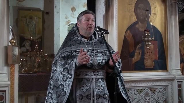 Проповедь отца настоятеля о Кипрской иконе Божьей Матери и ремонте храма (21.03.21) смотреть онлайн