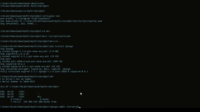 Starting django project from scratch(made simple) смотреть онлайн
