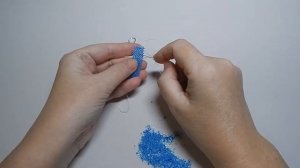 МК Серьги-палочки из бисера. Техники бисероплетения.