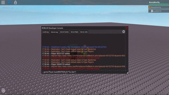 How to kick players on roblox смотреть онлайн