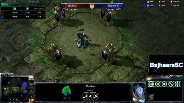 Starcraft 2 Commentary - Bronze League 1v1 - Defense Against Warp Prisms :O смотреть онлайн