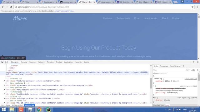 1.4 Делаем сайт на Django и Python: верстка страницы, HTML и Bootstrap смотреть онлайн