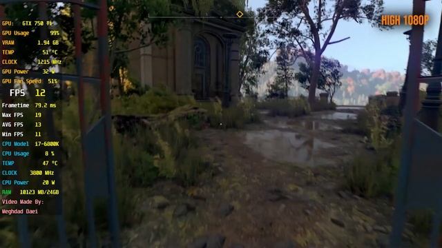 Dying Light 2 Stay Human GTX 750 Ti 2Gb All Setting Fps & Game play & Benchmark смотреть онлайн