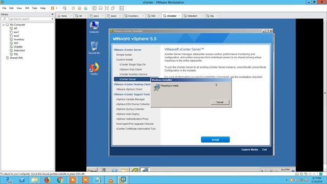 How to deploy #vcenter 5.5 #part 2 смотреть онлайн